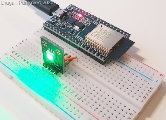 ESP32 with RGB LED